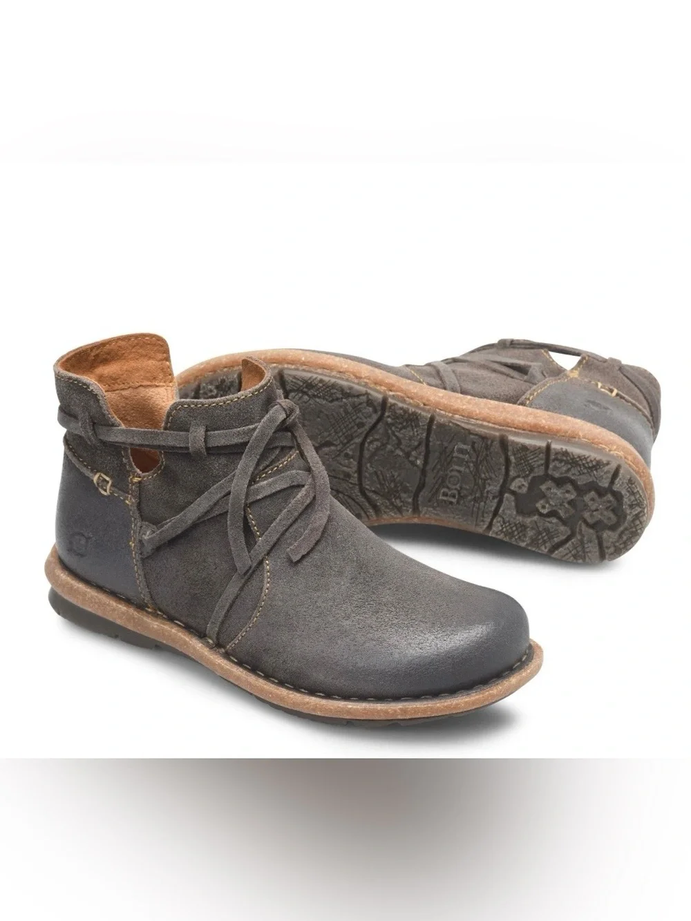 Born Women’s Gray Suede Chukka Boots Size 8